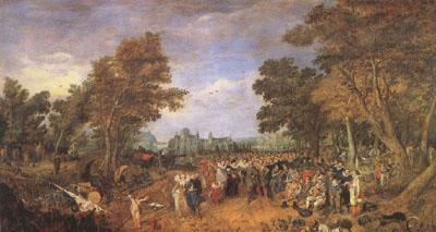 Adriaen van de Venne Allegory of the Truce of 1609 Between the Archduke of Austria (mk05) oil painting image